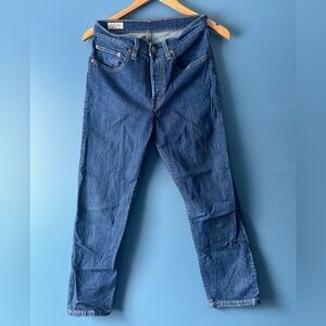 Levi's 501 Indigo Blue Straight-Leg Jeans